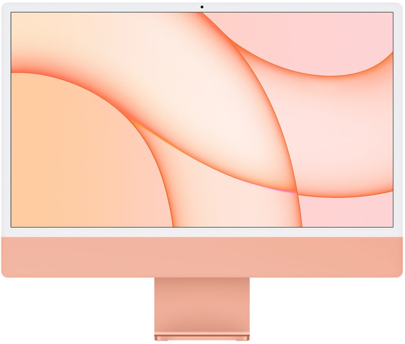 Apple：iMac 24インチ （オレンジ）